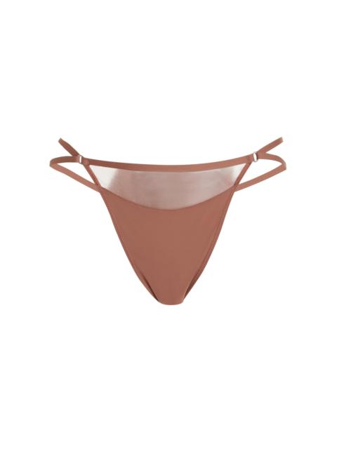 NENSI DOJAKA Nensi Dojaka for Calvin Klein Bikini Briefs brown