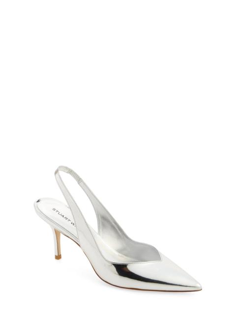 Stuart Weitzman Eva Pointed Toe Slingback Pump