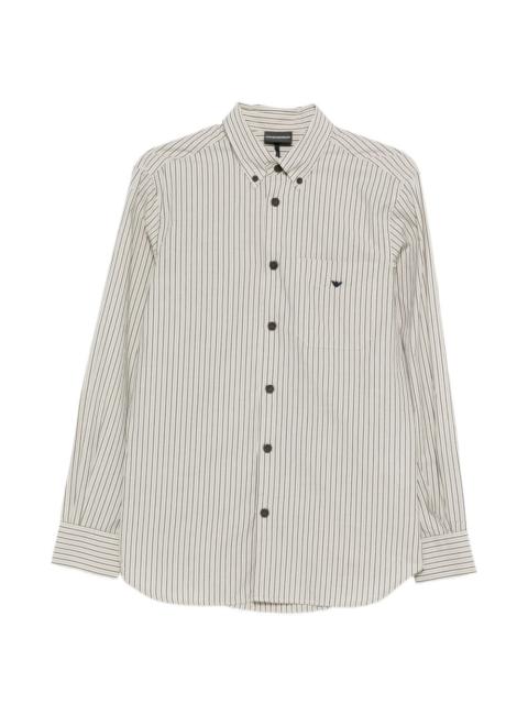 EMPORIO ARMANI striped button shirt