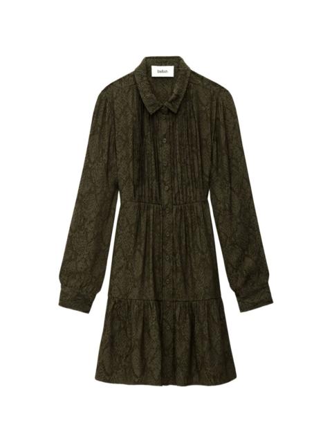 ba&sh Rosyna snake-pattern mini dress