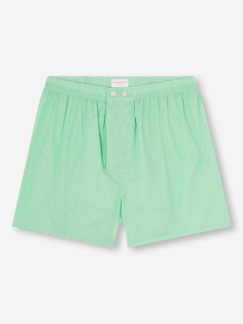 Derek Rose Men's Classic Fit Boxers Amalfi Cotton Batiste Mint