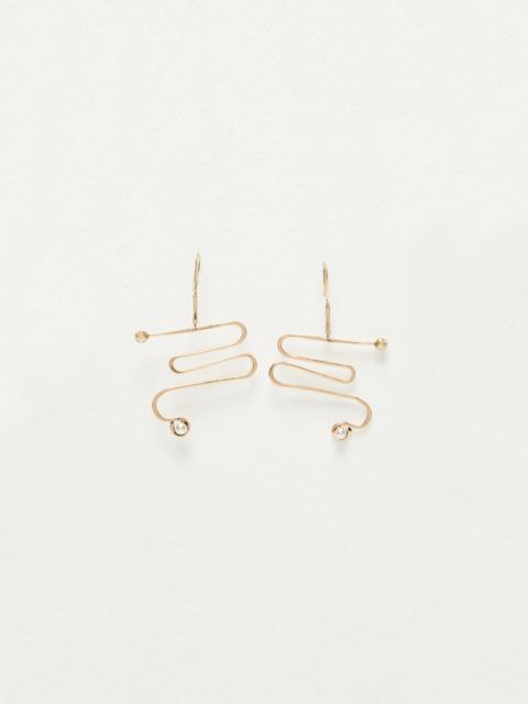 Max Mara MAREMAR Metal spring earrings