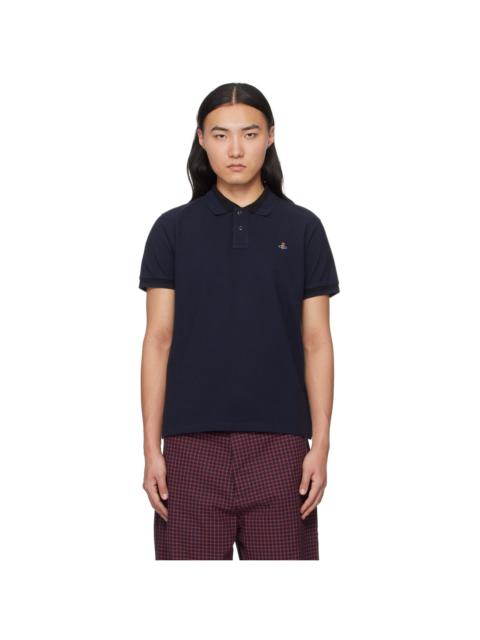 Vivienne Westwood Navy Classic Polo