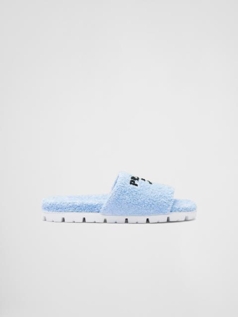 Prada Terry cloth slides