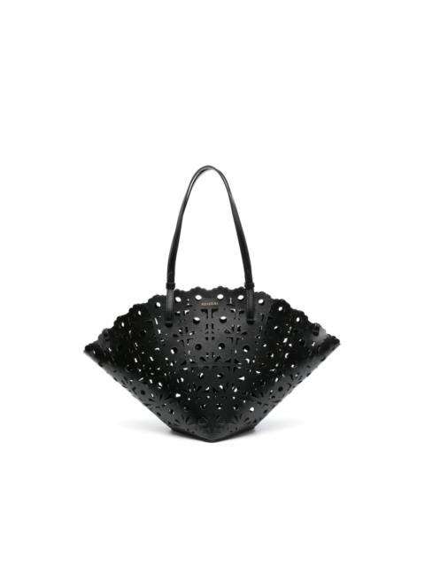 Daisy leather tote bag
