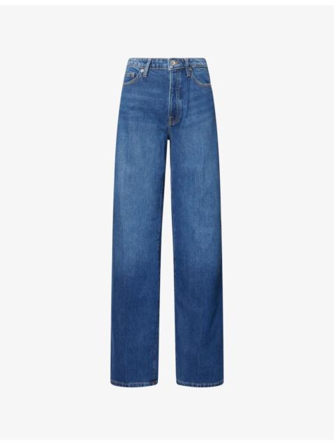 GOOD AMERICAN Weightless Wide-Leg Strech-Denim Jeans