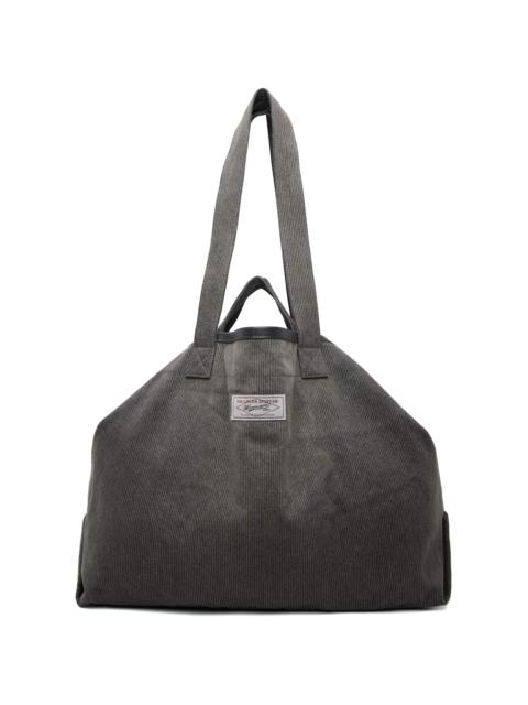 Wooyoungmi Gray Washed Cotton Tote