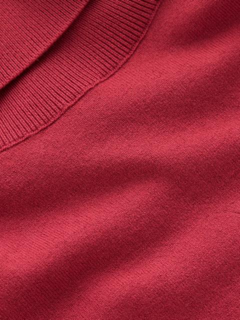 BODEN Camilla Roll Neck Sweater-Red Earth