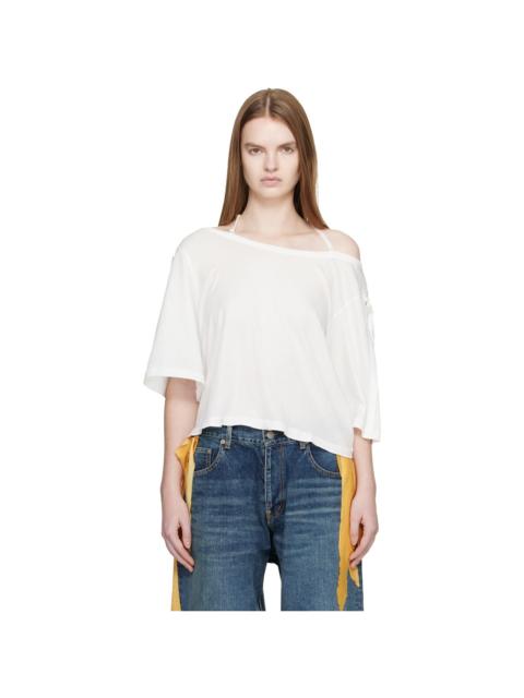UNDERCOVER White Strap T-shirt
