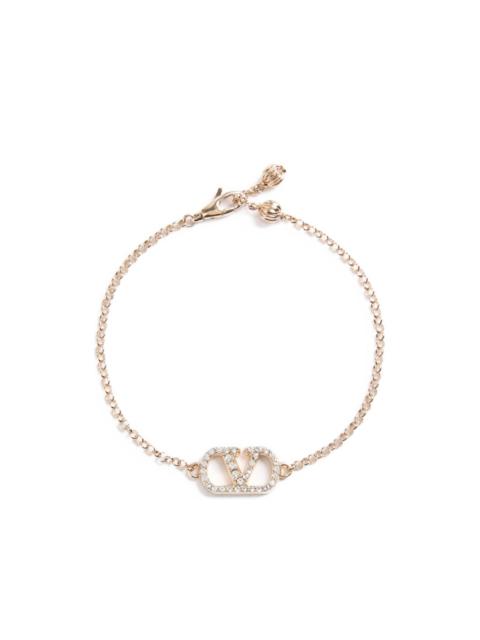Valentino Vlogo Signature bracelet in metal and Swarovski® crystals