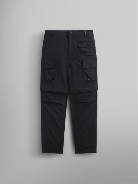 ALPHA INDUSTRIES CONVERTIBLE CARGO PANT (BLACK)