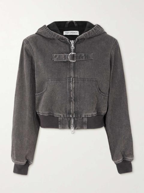 Our Legacy Mischief Hood Obsidian Fleece | REVERSIBLE