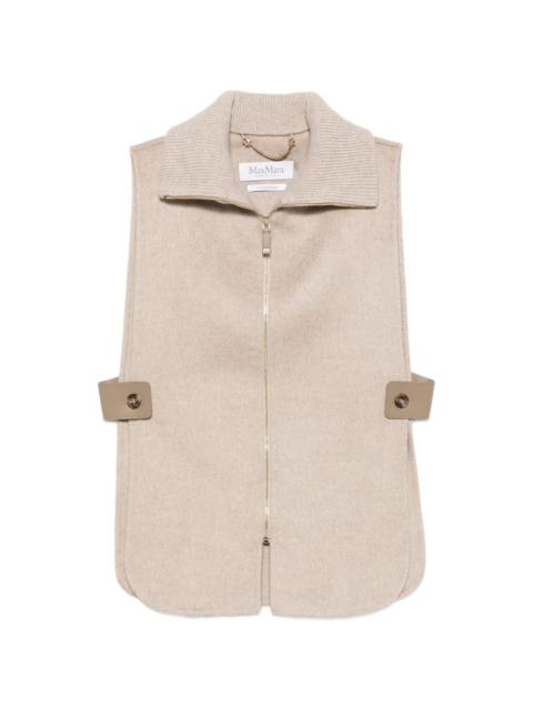 Max Mara Gela cashmere zipped gilet