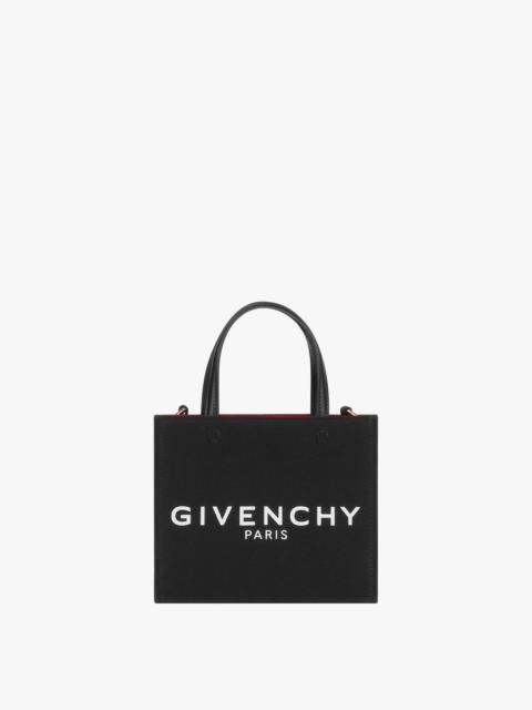 MINI G-TOTE SHOPPING BAG IN CANVAS