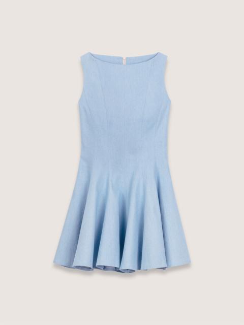 maje Mini flared cotton dress