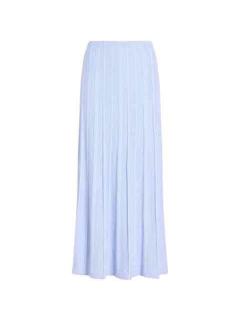 Proenza Schouler Morena textured knit maxi skirt