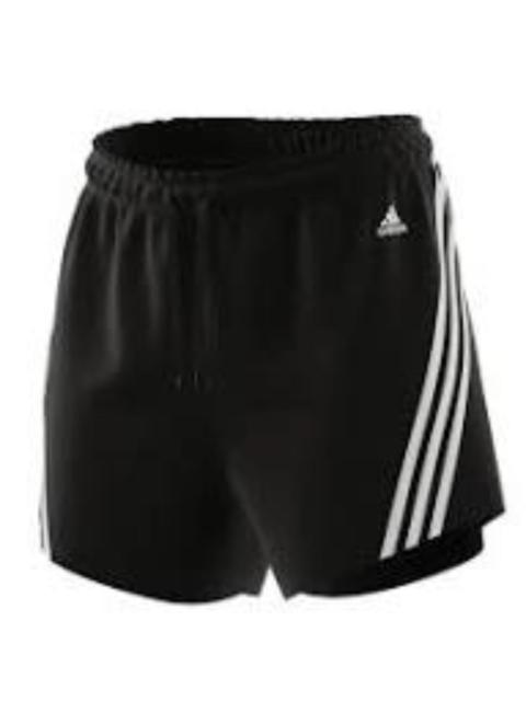 adidas (WMNS) adidas 3-Stripes Athletic Shorts Asia Sizing 'Black White' H57305
