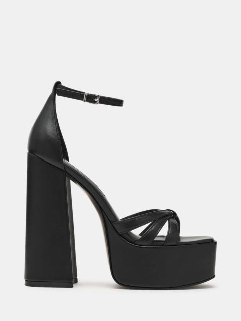 STEVE MADDEN RETRO BLACK LEATHER