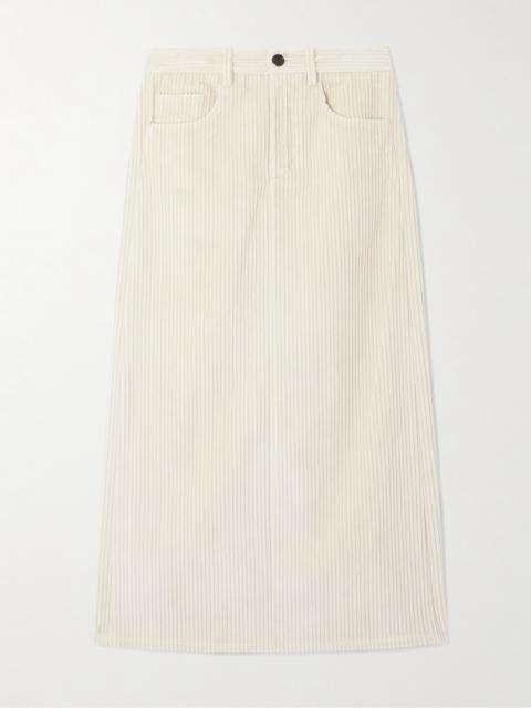 Proenza Schouler Calder Cotton-corduroy Midi Skirt