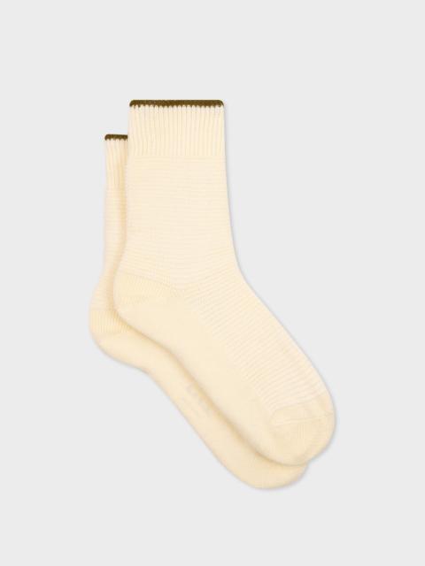 Paul Smith Textured Cotton-Blend Socks
