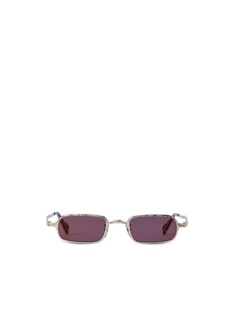 Mask Z18 rectangular-frame sunglasses
