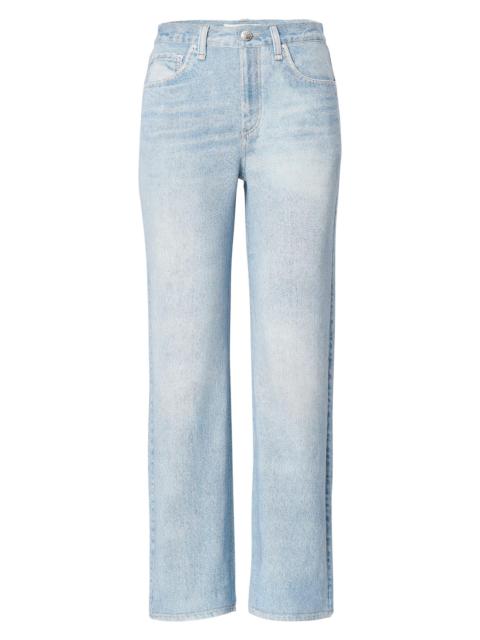 rag & bone Women's rb Miramar Terry Shea Ankle Straight-Leg Pants - Salin