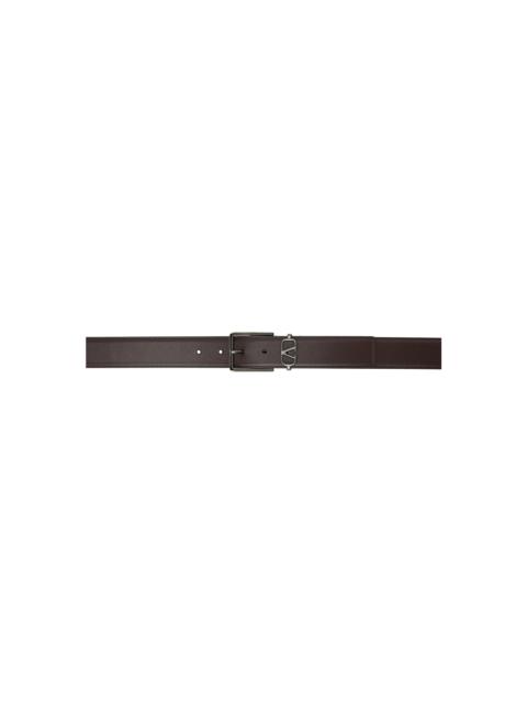 Brown Mini VLogo Signature Belt