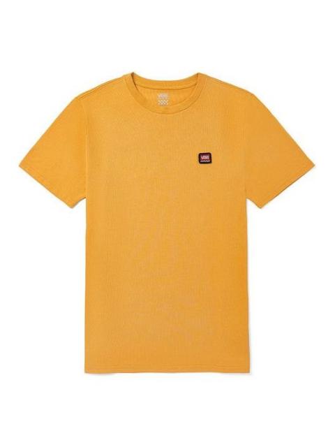 Vans (WMNS) Vans Alphabet Pattern Printing Short Sleeve Yellow VN0A4MNC50X