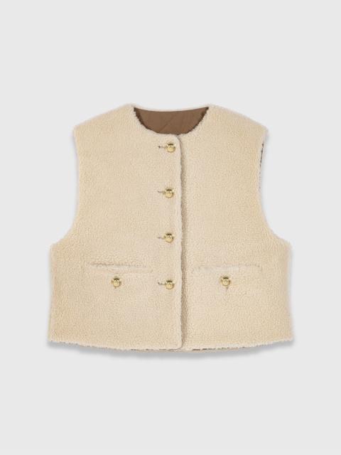 maje Short sleeveless puffer jacket