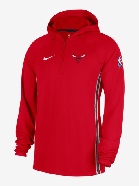 Nike Chicago Bulls Zoned Men's Nike Dri-FIT NBA 1/4-Zip Hoodie