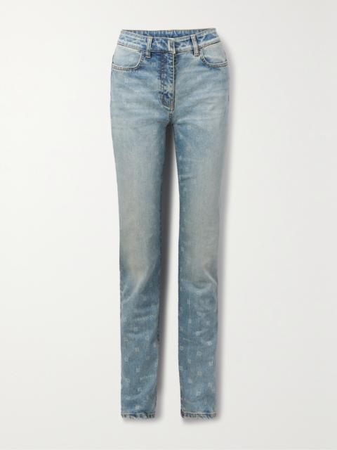 Givenchy Printed High-rise Skinny Jeans