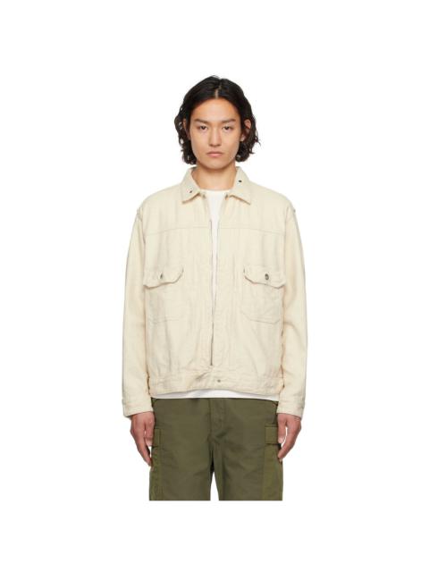 Engineered Garments Cardigan Jacket CL Java Cloth Natural
