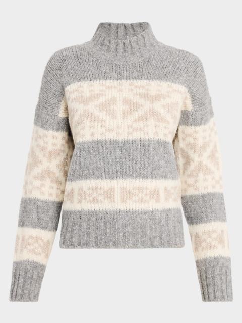 PESERICO Norwegian Wool and Alpaca Mouliné Sweater