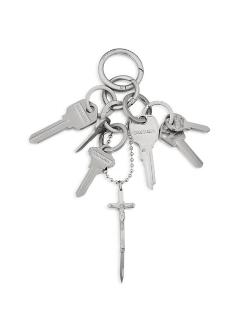 WILLY CHAVARRIA Men's Staff Key Fobs - Shiny Nickel