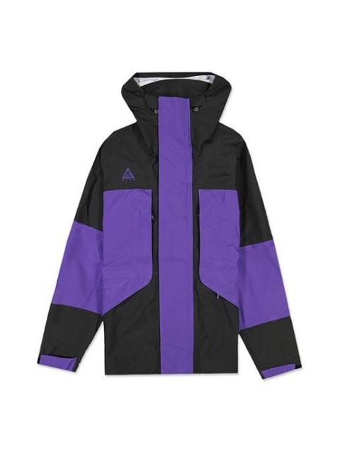 Nike Nike Lab ACG Gore-Tex Hooded Jacket 'Black Court Purple' CD7649-010