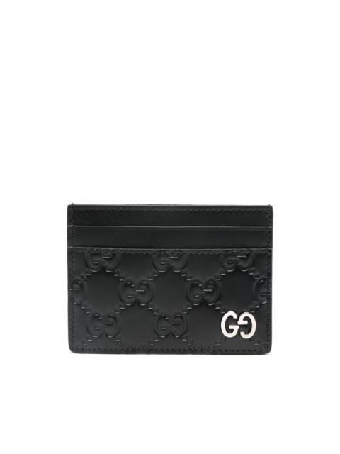 GUCCI GG-plaque card holder