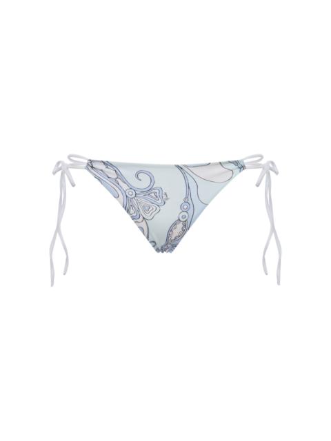 PUCCI Printed Bikini Bottoms blue