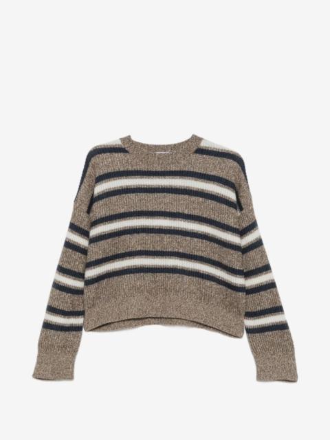 Brunello Cucinelli striped crew-neck sweater