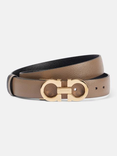 FERRAGAMO Gancini reversible leather belt