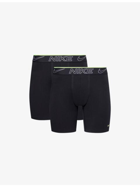 Nike Elite Pack of Two Stretch-Cotton Long Boxer Briefs