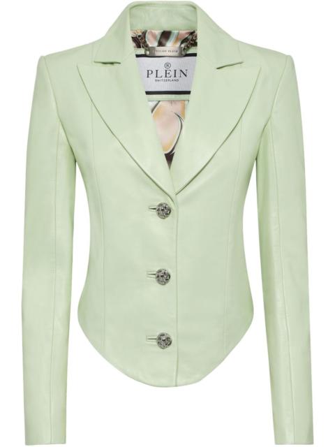 PHILIPP PLEIN Vintage Leather blazer