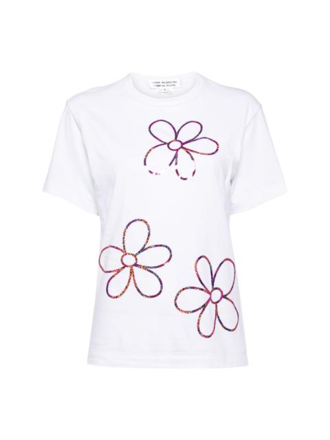 Comme des Garçons Comme des Garçons floral print T-shirt