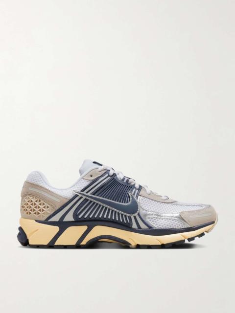 Nike Zoom Vomero 5 Rubber-Trimmed Mesh and Leather Sneakers