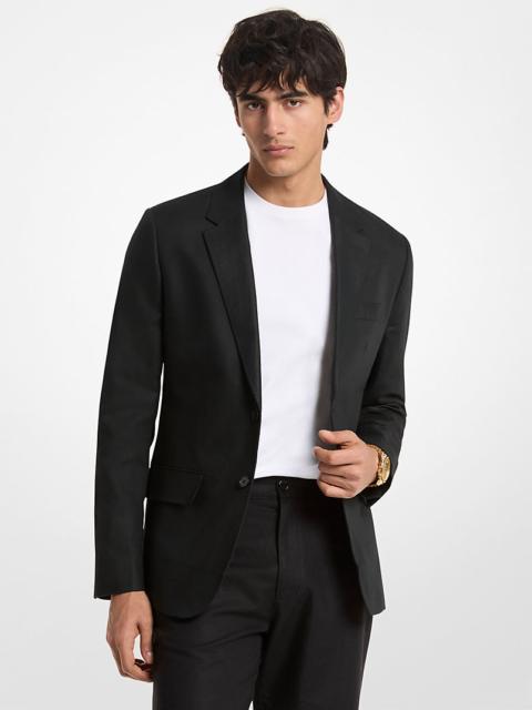 MICHAEL KORS Linen And Cotton Blazer