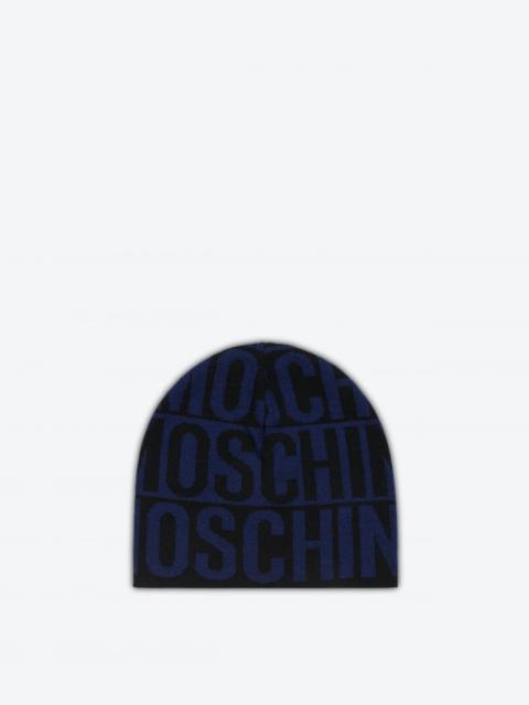 Moschino LOGO BANDS WOOL HAT