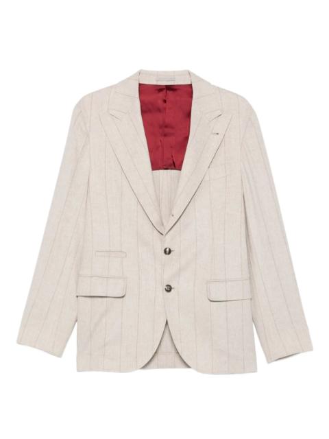 Brunello Cucinelli Pinstripe Blazer