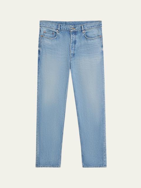SAINT LAURENT Men's Faded Jeans