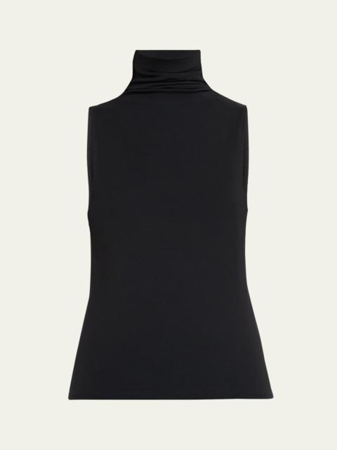 Sleeveless Turtleneck Top