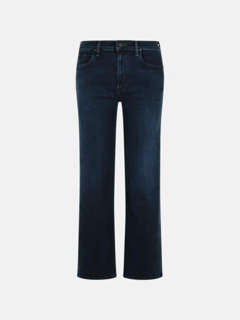 MOTHER 'THE RAMBLER ZIP ANKLE' MIDNIGHT BLUE COTTON JEANS