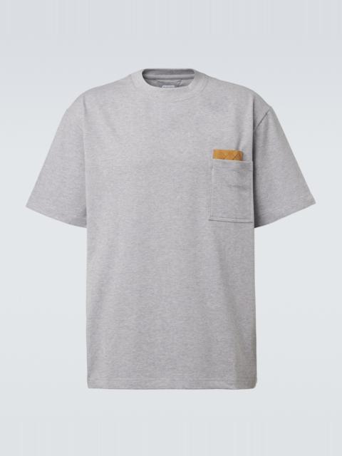 Bottega Veneta Intrecciato cotton-blend jersey T-shirt